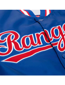 Texas Rangers Classic Royal Satin Jacket