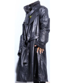 The Crow Bill Skarsgård Black Leather Coat