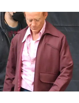 The Sympathizer Robert Downey Jr Maroon Jacket