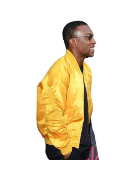 Top Boy S03 Ashley Walters Yellow Bomber Jacket