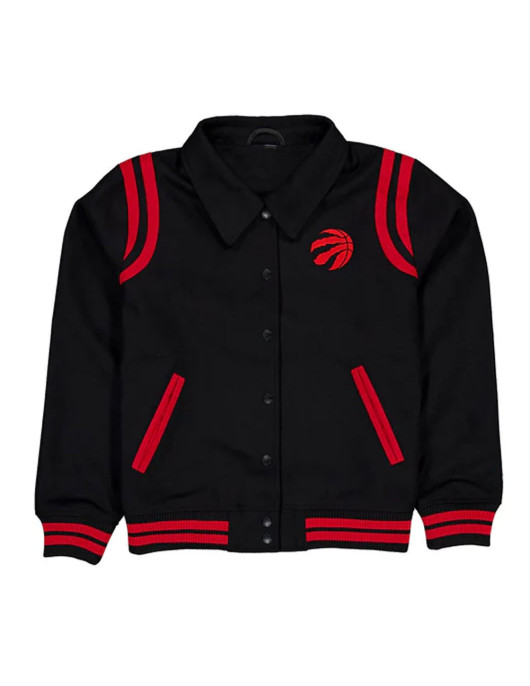 Toronto Raptors Sport Night Teddy Varsity Jacket