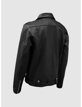 Traditional Men’s Leather Biker Jacket