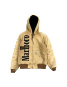 Unisex Carhartt Marlboro Hooded Denim Jacket