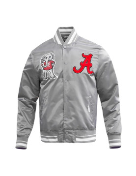 University of Alabama Classic Rib Satin Jacket