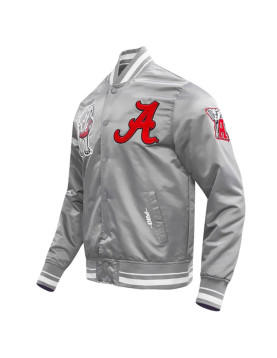 University of Alabama Classic Rib Satin Jacket