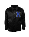 University of Kentucky Black Satin Windbreaker