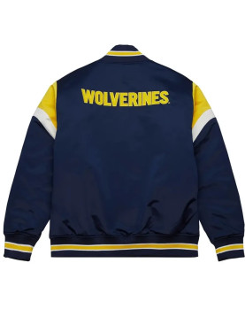 University Of Michigan Navy Blue Letterman Jacket