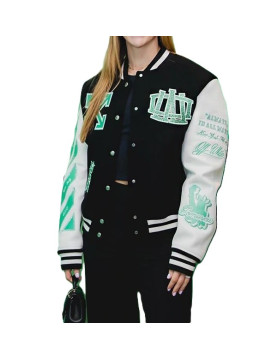 Varsity WNBA Off White x New York Liberty Jacket