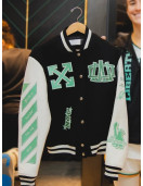 Varsity WNBA Off White x New York Liberty Jacket