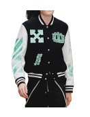 Varsity WNBA Off White x New York Liberty Jacket