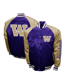 Washington Huskies The Game Purple Satin Jacket