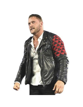 WWE Karrion Kross Black Leather Jacket