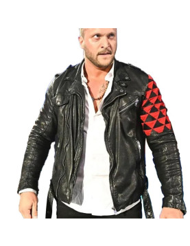 WWE Karrion Kross Black Leather Jacket