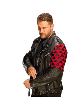 WWE Karrion Kross Black Leather Jacket